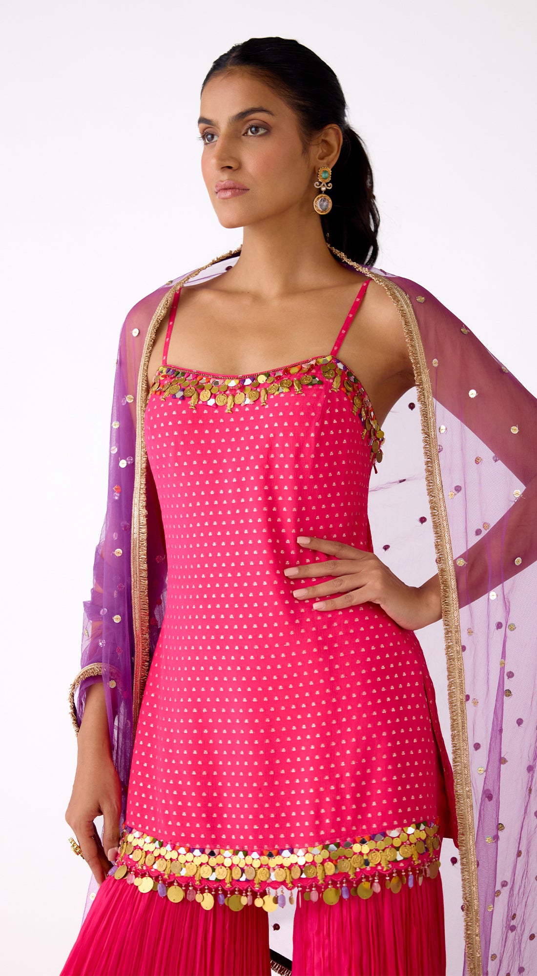 Rani Pink Sharara Set