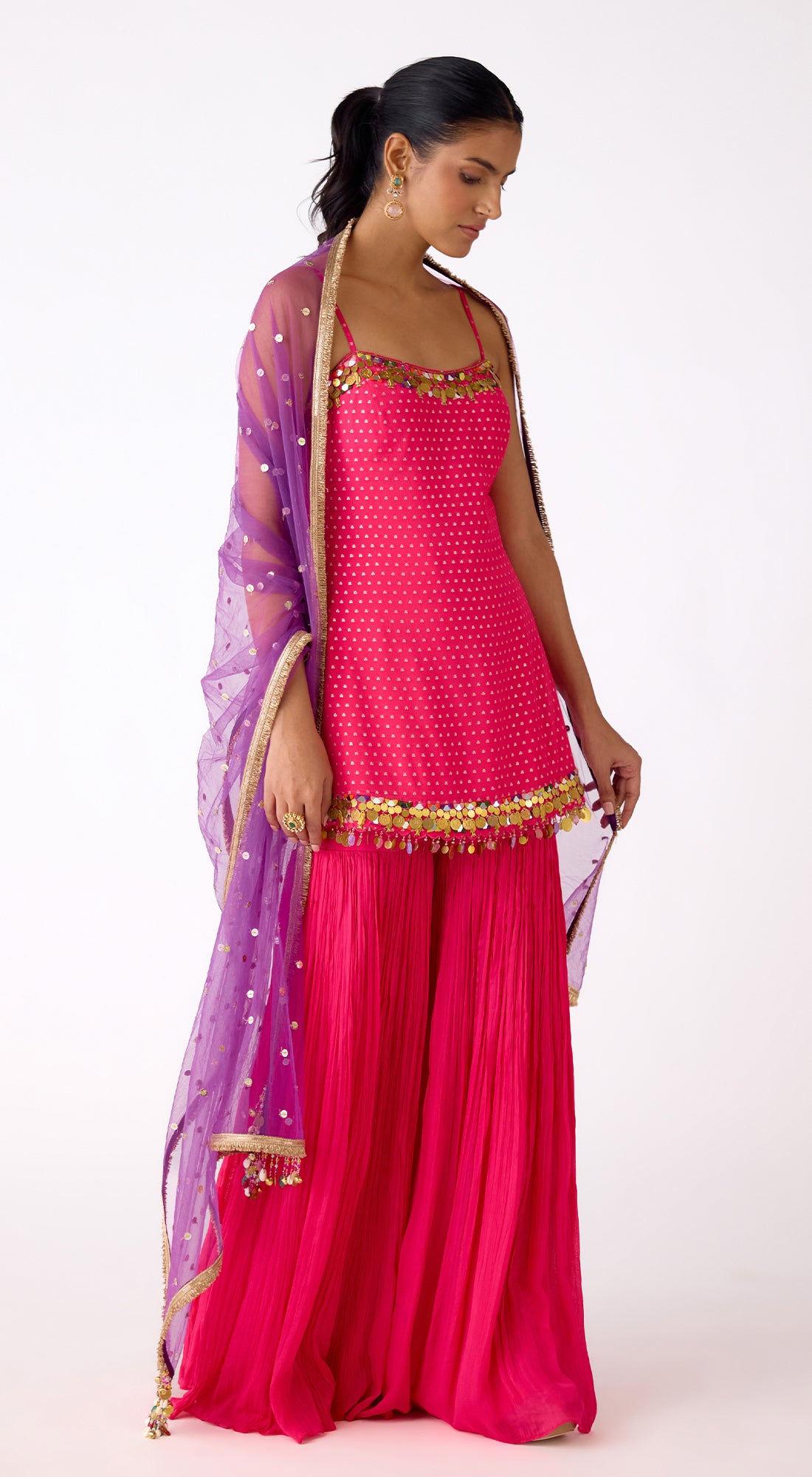 Rani Pink Sharara Set