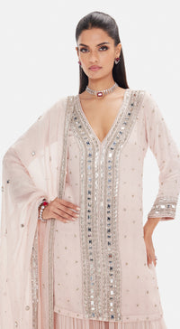 The Mirror Glow Sharara Set