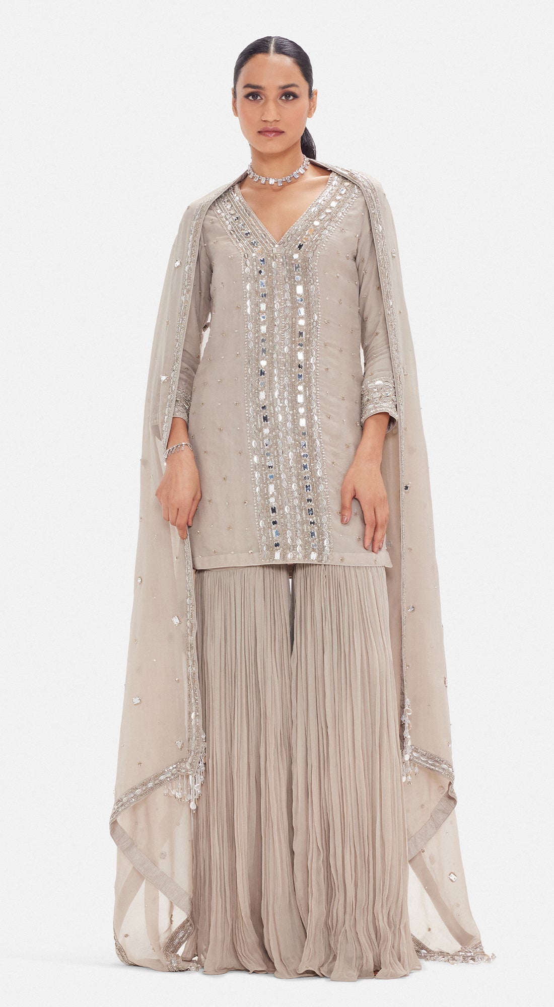 The Antique Aura Sharara Set