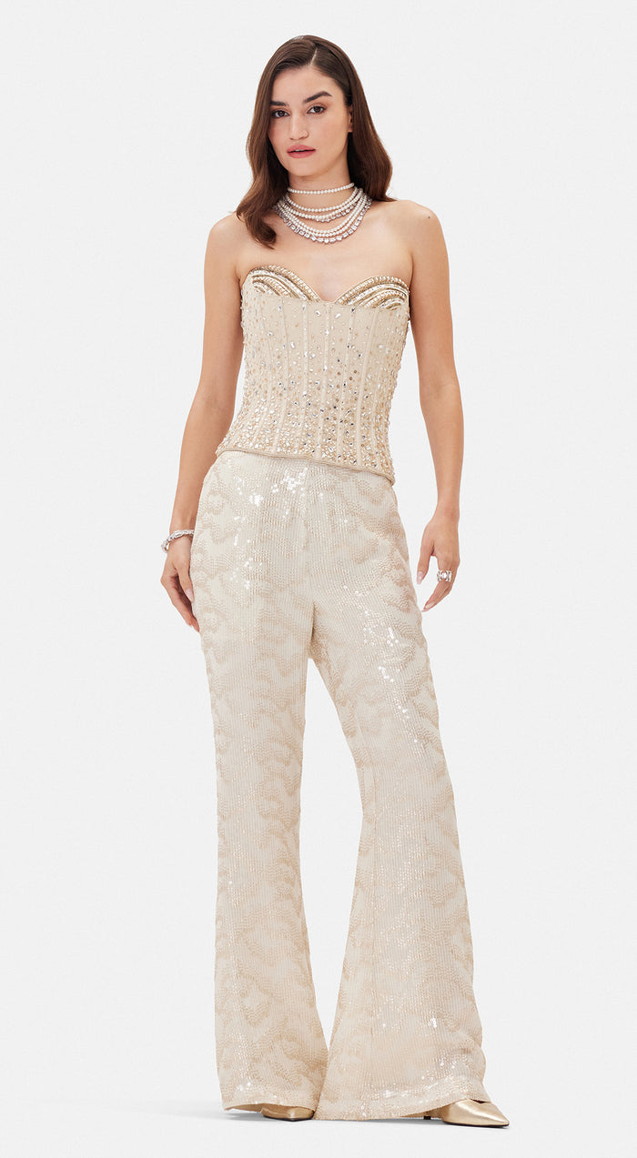 The Celestial Ivory Corset Set