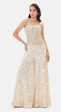 The Champagne Sparkle Corset Set