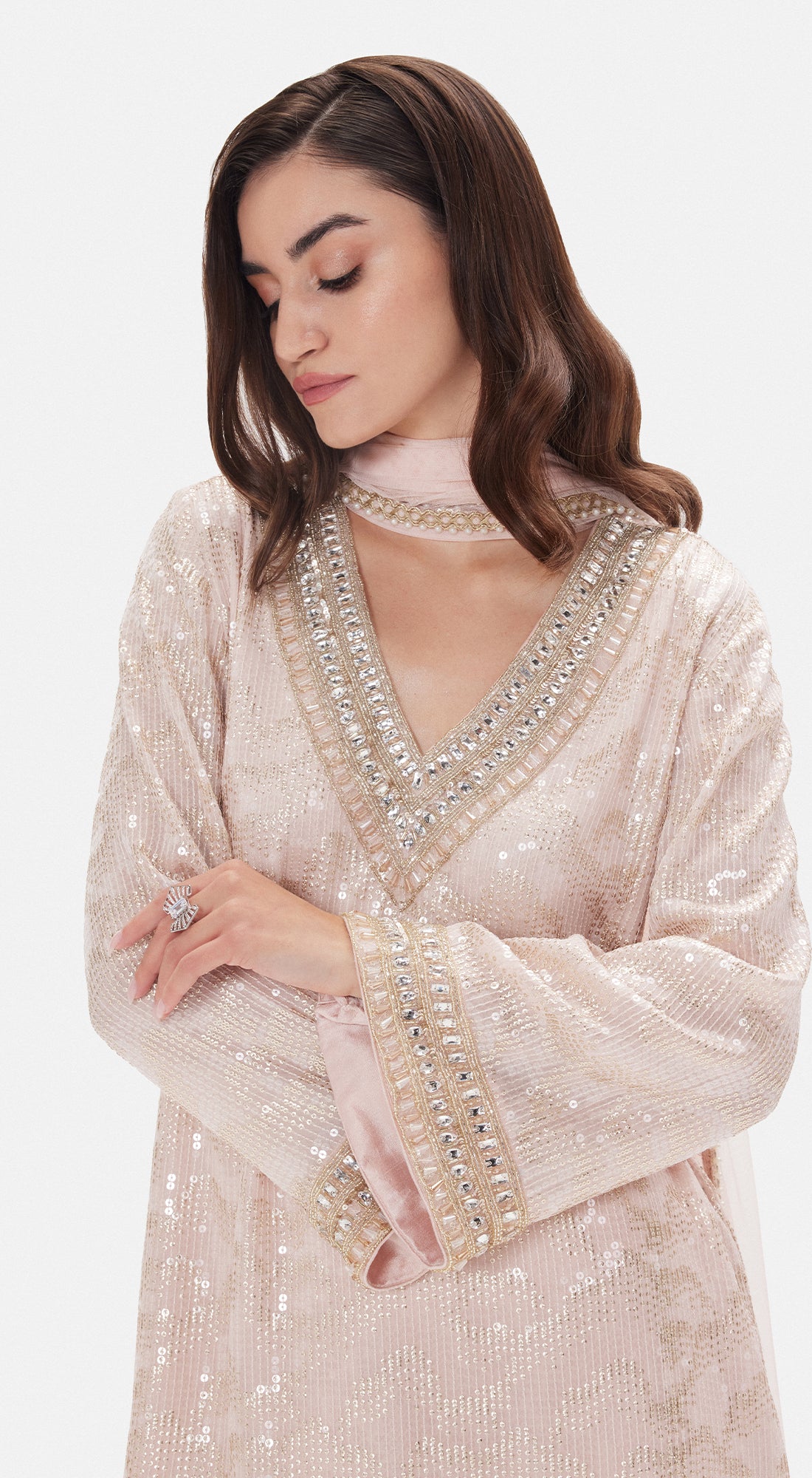 The Rose Shimmer Suit