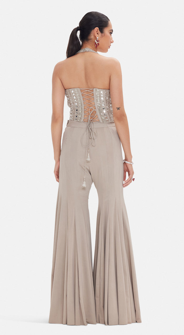 The Minimalist Grey Flare Set