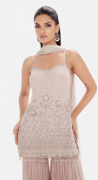 The Frosted Tulip Sharara Set