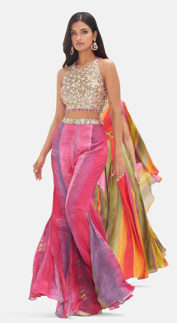 Designer Indo Western Festive Carnival Outfits for Women – Basanti ...