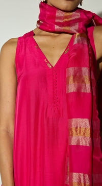Rani-Pink Silk Co-ord Set