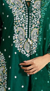 Green Embroidered Suit Set - Basanti Kapde aur Koffee