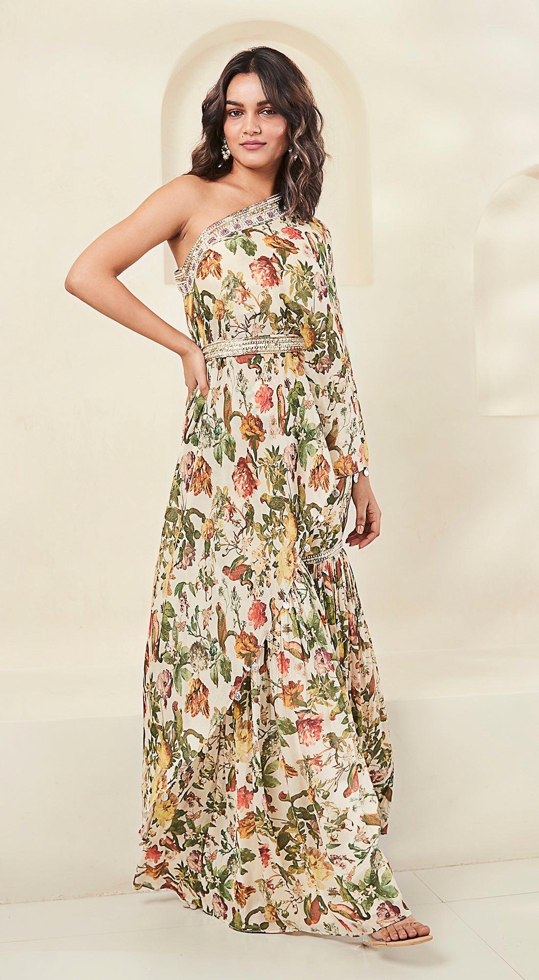 Ivory Printed Tunic Set – Basanti Kapde aur Koffee