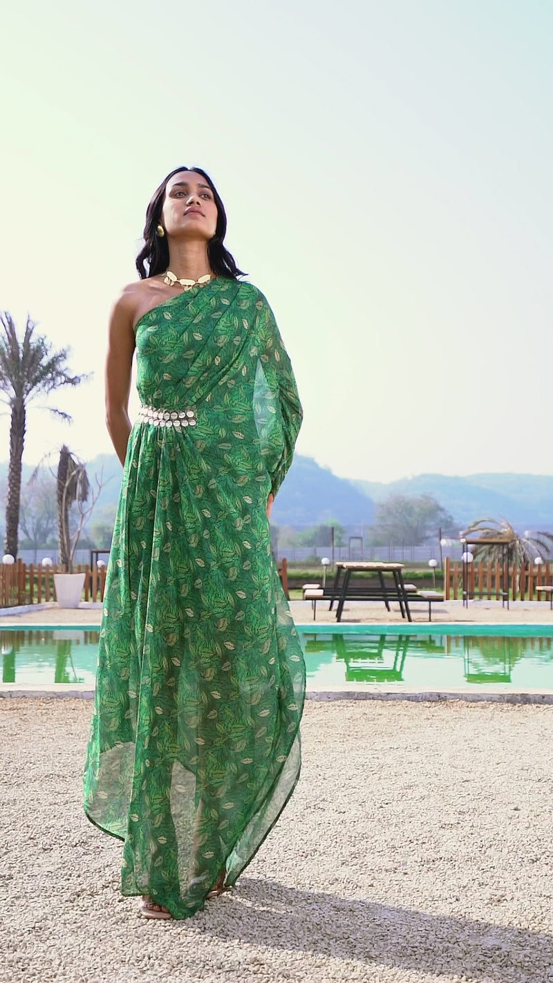 Georgette kaftan hotsell dress