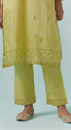 Yellow Sequinned Suit Set - Basanti Kapde aur Koffee