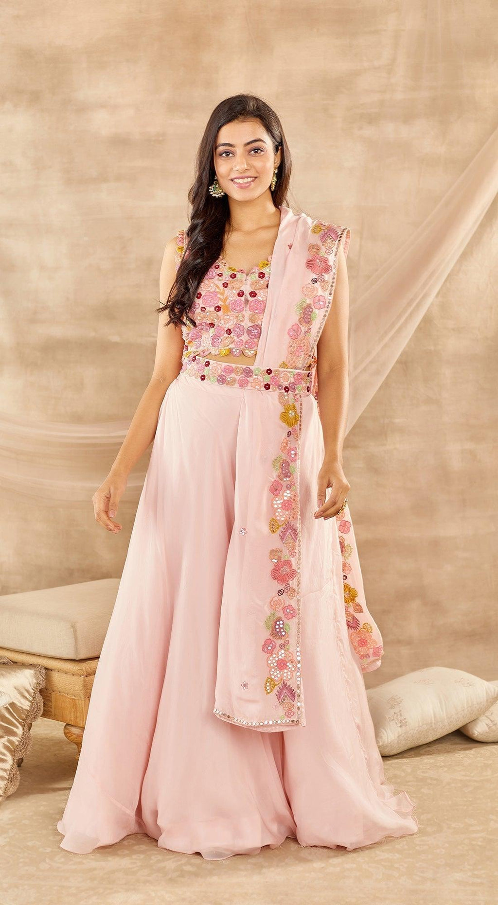 Buy KING STUDIO lacha velvet bridal lengha choli latest bollywood design  for women at Amazon.in