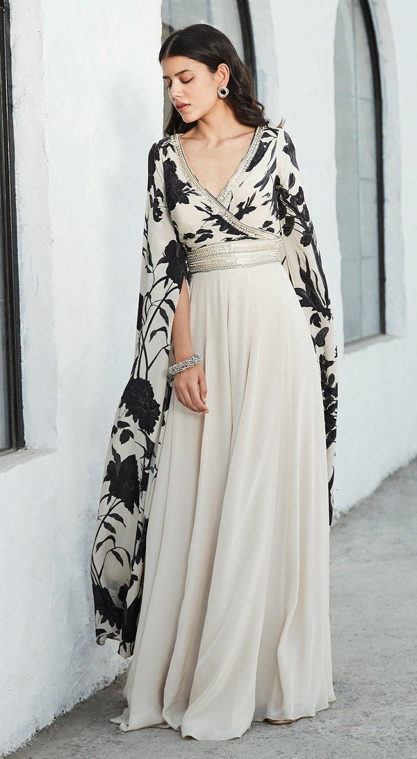 GOZZIP Khandra dress black/white main image 1